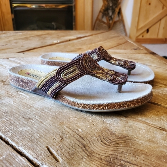 REBELS Kimber Beaded Sandals womens Size 8 - Picture 9 of 9